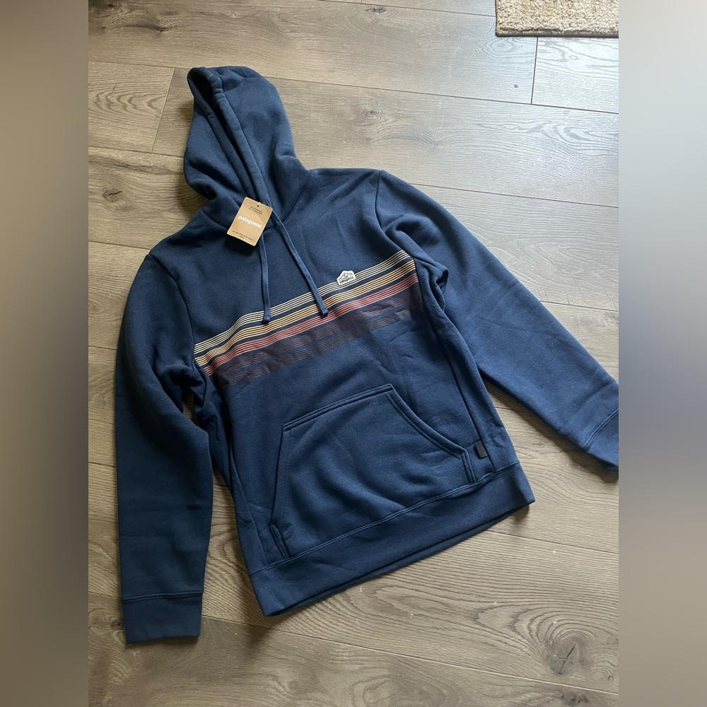 *BRAND NEW* Patagonia Line Logo Ridge Stripe Uprisal Hoody